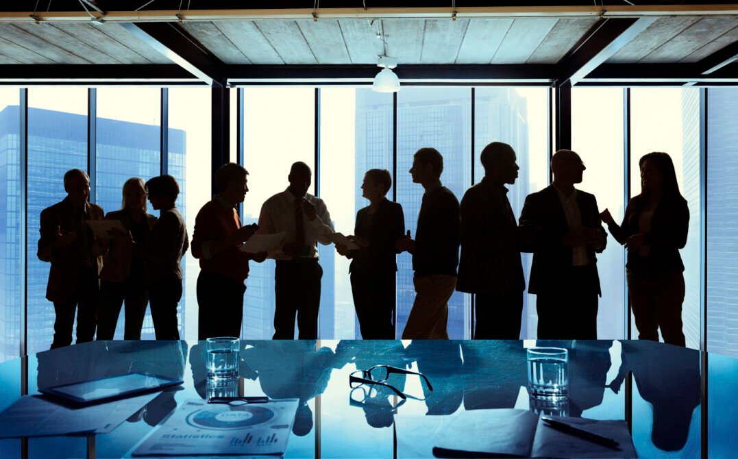 group business talking meeting